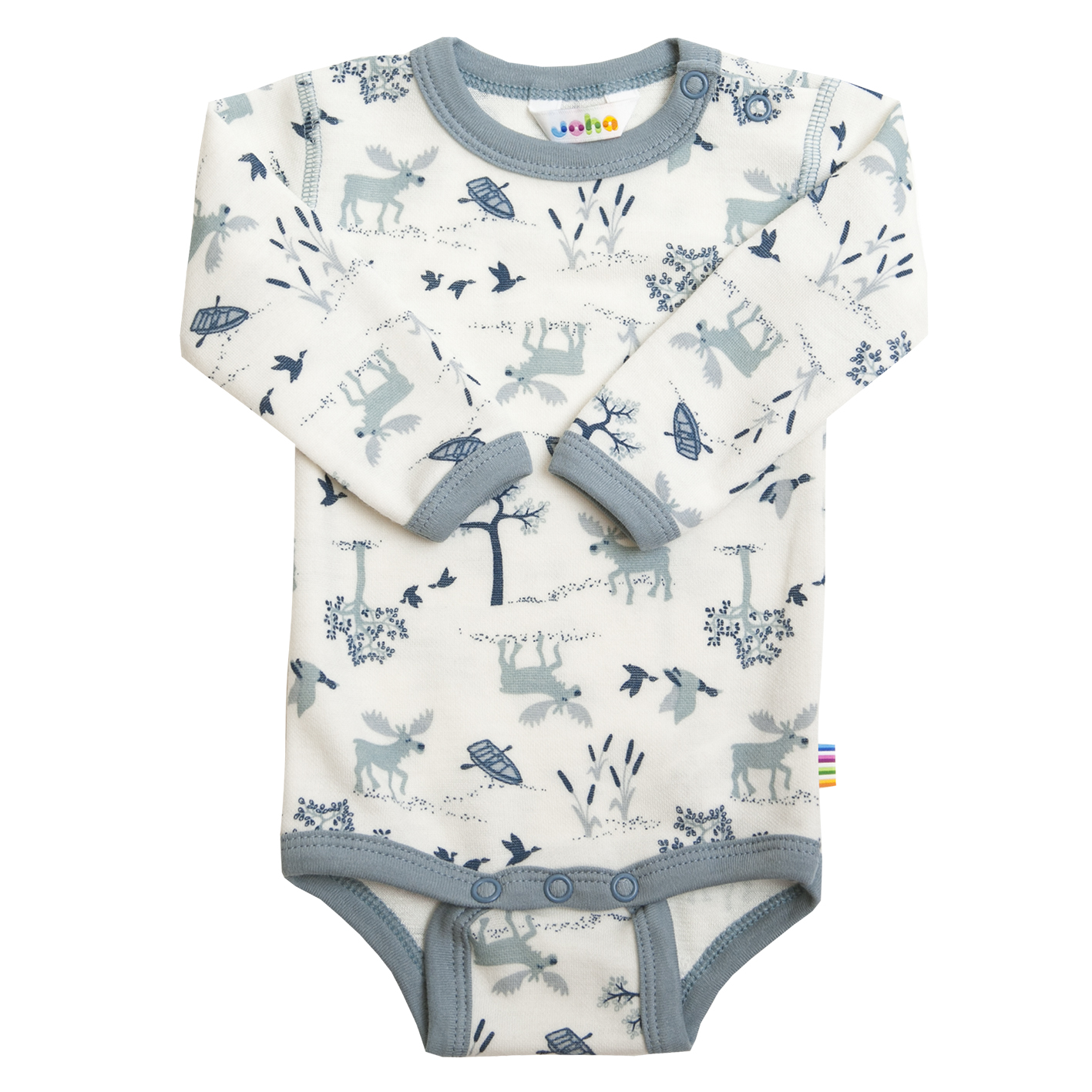Joha forest ull/bambus body, bl - DressMyKid AS